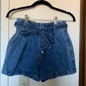 Denim shorts